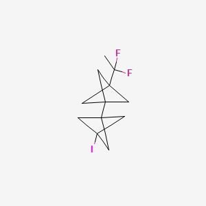 1-(1,1-difluoroethyl)-3-{3-iodobicyclo[1.1.1]pentan-1-yl}bicyclo[1.1.1]pentane