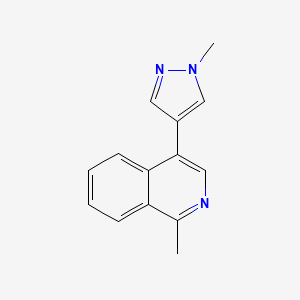 1-methyl-4-(1-methyl-1H-pyrazol-4-yl)isoquinoline