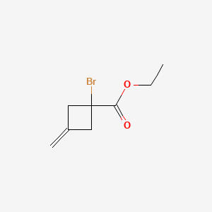 ethyl 1-bromo-3-methylidenecyclobutane-1-carboxylate