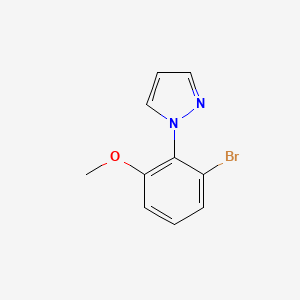 1-(2-bromo-6-methoxyphenyl)-1H-pyrazole