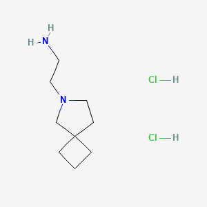 2-{6-azaspiro[3.4]octan-6-yl}ethan-1-amine dihydrochloride