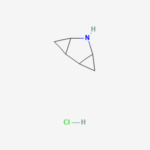 5-azatricyclo[4.1.0.0,2,4]heptane hydrochloride