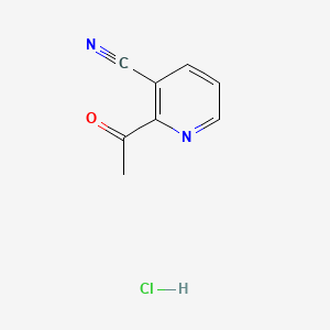 2-acetylpyridine-3-carbonitrile hydrochloride