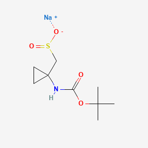 sodium (1-{[(tert-butoxy)carbonyl]amino}cyclopropyl)methanesulfinate