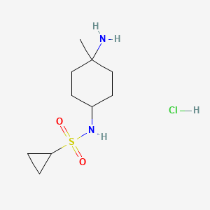 N-(4-amino-4-methylcyclohexyl)cyclopropanesulfonamide hydrochloride