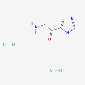 2-amino-1-(1-methyl-1H-imidazol-5-yl)ethan-1-one dihydrochloride