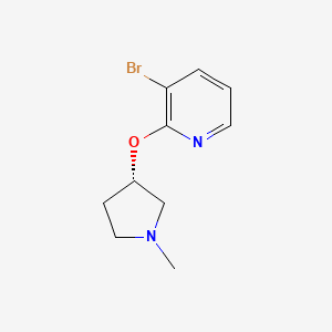 3-bromo-2-{[(3S)-1-methylpyrrolidin-3-yl]oxy}pyridine