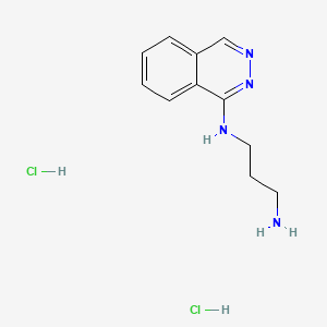 N1-(phthalazin-1-yl)propane-1,3-diamine dihydrochloride