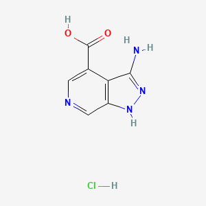 3-amino-1H-pyrazolo[3,4-c]pyridine-4-carboxylic acid hydrochloride