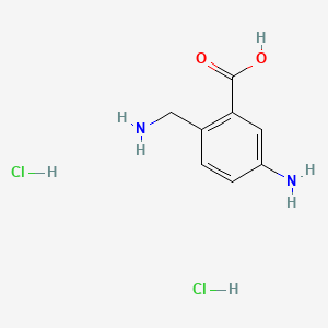 5-amino-2-(aminomethyl)benzoic acid dihydrochloride