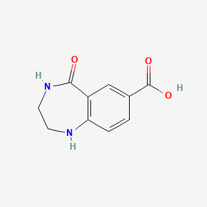 5-oxo-2,3,4,5-tetrahydro-1H-1,4-benzodiazepine-7-carboxylic acid