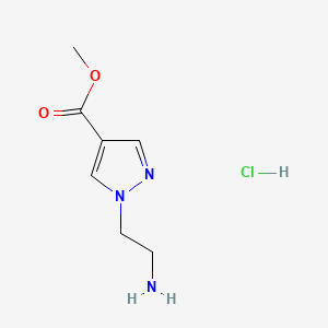 methyl 1-(2-aminoethyl)-1H-pyrazole-4-carboxylate hydrochloride