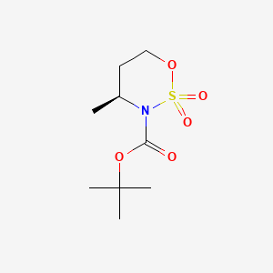 tert-butyl (4S)-4-methyl-2,2-dioxo-1,2lambda6,3-oxathiazinane-3-carboxylate