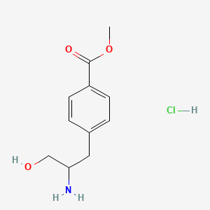 methyl 4-(2-amino-3-hydroxypropyl)benzoate hydrochloride