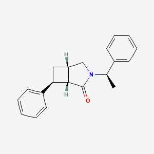(1R,5S,7S)-7-phenyl-3-[(1R)-1-phenylethyl]-3-azabicyclo[3.2.0]heptan-2-one