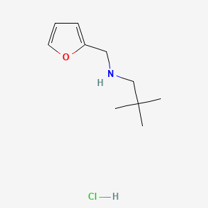 (2,2-dimethylpropyl)[(furan-2-yl)methyl]amine hydrochloride