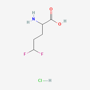 2-amino-5,5-difluoropentanoic acid hydrochloride