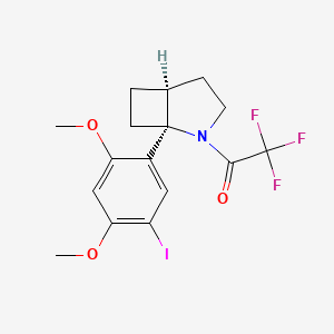 molecular formula C16H17F3INO3 B6609369 rac-2,2,2-trifluoro-1-[(1R,5R)-1-(5-iodo-2,4-dimethoxyphenyl)-2-azabicyclo[3.2.0]heptan-2-yl]ethan-1-one CAS No. 2138153-46-3