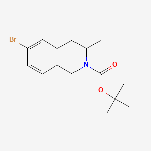 tert-butyl 6-bromo-3-methyl-1,2,3,4-tetrahydroisoquinoline-2-carboxylate