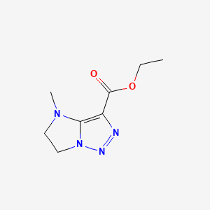 ethyl 4-methyl-4H,5H,6H-imidazo[1,2-c][1,2,3]triazole-3-carboxylate