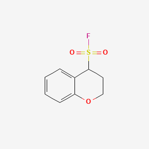 molecular formula C9H9FO3S B6609404 3,4-dihydro-2H-1-benzopyran-4-sulfonyl fluoride CAS No. 2172227-39-1