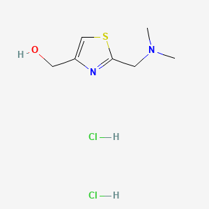 {2-[(dimethylamino)methyl]-1,3-thiazol-4-yl}methanol dihydrochloride