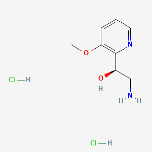 (1R)-2-amino-1-(3-methoxypyridin-2-yl)ethan-1-ol dihydrochloride