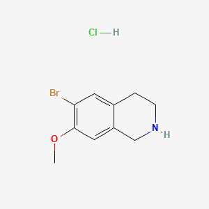 molecular formula C10H13BrClNO B6609546 6-溴-7-甲氧基-1,2,3,4-四氢异喹啉盐酸盐 CAS No. 2866323-53-5