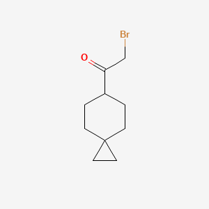 molecular formula C10H15BrO B6609553 2-bromo-1-{spiro[2.5]octan-6-yl}ethan-1-one CAS No. 2028224-13-5