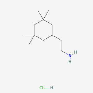 molecular formula C12H26ClN B6609592 2-(3,3,5,5-tetramethylcyclohexyl)ethan-1-amine hydrochloride CAS No. 219835-64-0