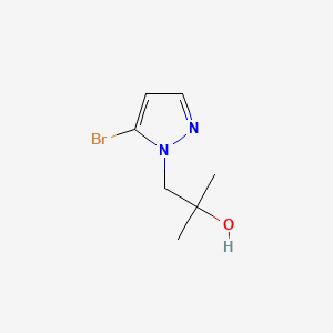 molecular formula C7H11BrN2O B6609597 1-(5-bromo-1H-pyrazol-1-yl)-2-methylpropan-2-ol CAS No. 2150101-40-7