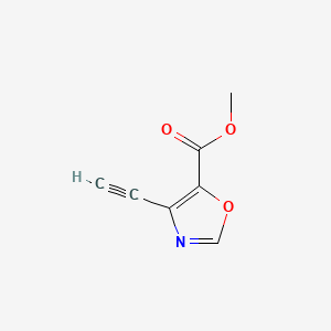 molecular formula C7H5NO3 B6609611 methyl 4-ethynyl-1,3-oxazole-5-carboxylate CAS No. 2866334-09-8