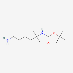 tert-butyl N-(6-amino-2-methylhexan-2-yl)carbamate