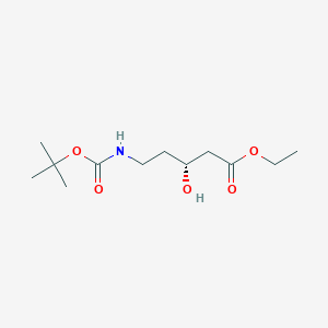 B066097 (R)-N-Boc-5-Amino-3-hydroxy-pentanoic acid ethyl ester CAS No. 182370-56-5