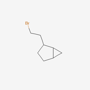 molecular formula C8H13Br B6609713 2-(2-bromoethyl)bicyclo[3.1.0]hexane, Mixture of diastereomers CAS No. 2286949-45-7