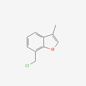 molecular formula C10H9ClO B6609739 7-(chloromethyl)-3-methyl-1-benzofuran CAS No. 2866317-13-5