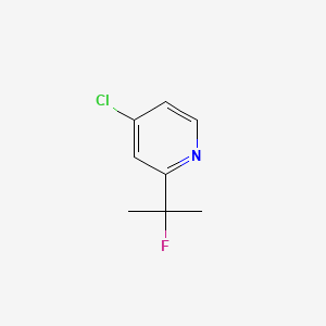 molecular formula C8H9ClFN B6609748 4-chloro-2-(2-fluoropropan-2-yl)pyridine CAS No. 2866335-56-8