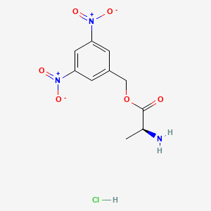 molecular formula C10H12ClN3O6 B6609777 (3,5-dinitrophenyl)methyl (2S)-2-aminopropanoate hydrochloride CAS No. 2249767-83-5