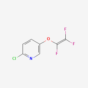molecular formula C7H3ClF3NO B6609798 2-chloro-5-[(1,2,2-trifluoroethenyl)oxy]pyridine CAS No. 2866334-41-8