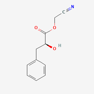 molecular formula C11H11NO3 B6609870 cyanomethyl (2S)-2-hydroxy-3-phenylpropanoate CAS No. 941579-06-2