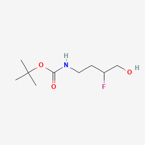 tert-butyl N-(3-fluoro-4-hydroxybutyl)carbamate