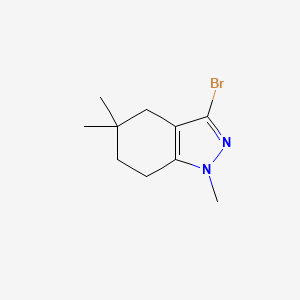molecular formula C10H15BrN2 B6609952 3-bromo-1,5,5-trimethyl-4,5,6,7-tetrahydro-1H-indazole CAS No. 2866353-95-7