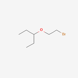 molecular formula C7H15BrO B6609967 3-(2-bromoethoxy)pentane CAS No. 2140633-58-3