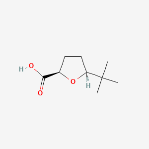 molecular formula C9H16O3 B6609989 rac-(2R,5S)-5-tert-butyloxolane-2-carboxylic acid CAS No. 2866334-69-0