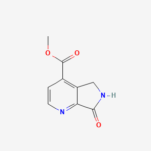 molecular formula C9H8N2O3 B6610072 methyl 7-oxo-5H,6H,7H-pyrrolo[3,4-b]pyridine-4-carboxylate CAS No. 2866308-03-2