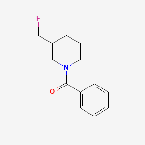 molecular formula C13H16FNO B6610109 1-benzoyl-3-(fluoromethyl)piperidine CAS No. 2156488-08-1