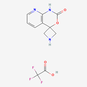 molecular formula C11H10F3N3O4 B6610128 1',2'-dihydrospiro[azetidine-3,4'-pyrido[2,3-d][1,3]oxazine]-2'-one, trifluoroacetic acid CAS No. 2866307-96-0