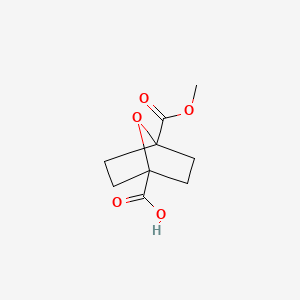 molecular formula C9H12O5 B6610136 4-(methoxycarbonyl)-7-oxabicyclo[2.2.1]heptane-1-carboxylic acid CAS No. 2866354-06-3