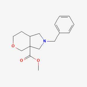 methyl 2-benzyl-octahydropyrano[3,4-c]pyrrole-3a-carboxylate