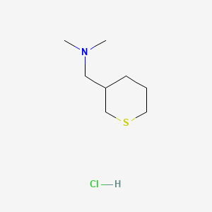 molecular formula C8H18ClNS B6610254 dimethyl[(thian-3-yl)methyl]amine hydrochloride CAS No. 2763749-99-9